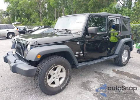 2018 Jeep Wrangler Jk Unlimited Sport S 4X4 from USA, damaged, VIN 1C4BJWDG4JL861228